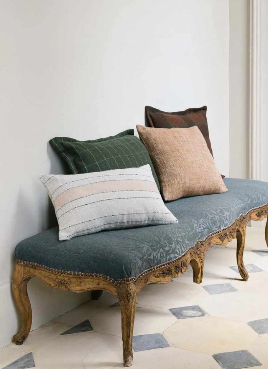 Bouchara Coussin, Coussin De Sol|Chambre De Noël^HOUSSE DE COUSSIN JACQUARD À CARREAUX