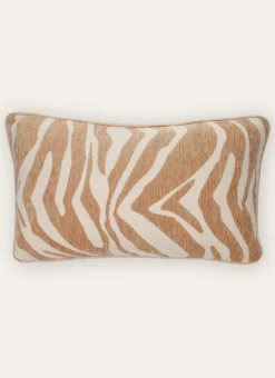 Bouchara Coussin, Coussin De Sol|Chambre De Noël^HOUSSE DE COUSSIN JACQUARD CHENILLE MOTIF ZÉBRÉ