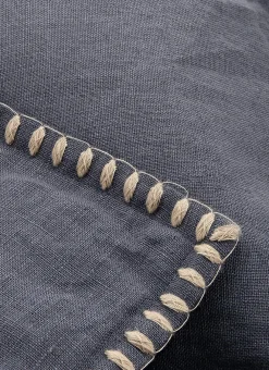 Bouchara Coussin, Coussin De Sol^HOUSSE DE COUSSIN RECTANGULAIRE EN LIN