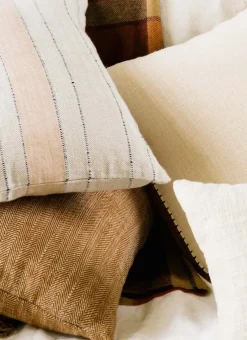 Bouchara Coussin, Coussin De Sol^HOUSSE DE COUSSIN RUBEN TISSÉE EN COTON ET LIN