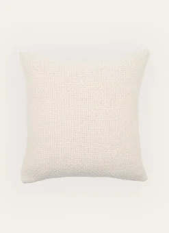 Bouchara Coussin, Coussin De Sol|Chambre De Noël^HOUSSE DE COUSSIN UNIE AVEC TISSAGE FANTAISIE