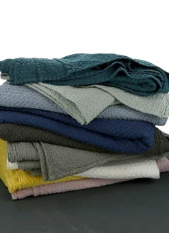 Bouchara Jete De Lit, Edredon^JETÉ DE LIT EN COTON LAVÉ NID D'ABEILLE