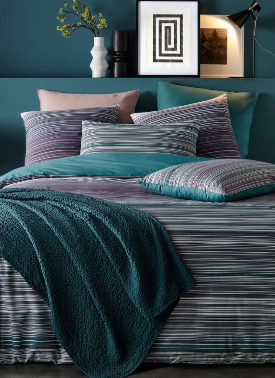 Bouchara Jete De Lit, Edredon^JETÉ DE LIT EN COTON LAVÉ NID D'ABEILLE