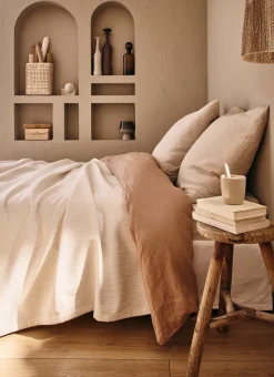 Bouchara Jete De Lit, Edredon^JETÉ DE LIT JACQUARD À RAYURES