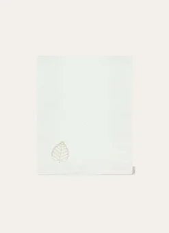 Enfant Bouchara Linge De Lit|Les Essentiels De Bebe^LANGE UNI EN GAZE DE COTON BRODERIE FEUILLE