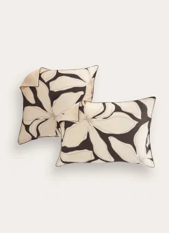 Bouchara Taie À Motifs^LOT 2 TAIES D'OREILLER EN SATIN DE COTON À FLEURS