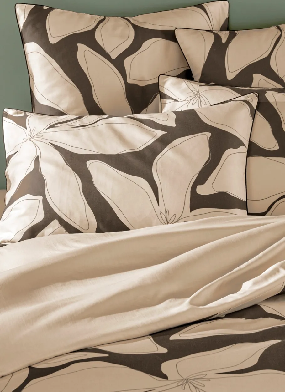 Bouchara Taie À Motifs^LOT 2 TAIES D'OREILLER EN SATIN DE COTON À FLEURS