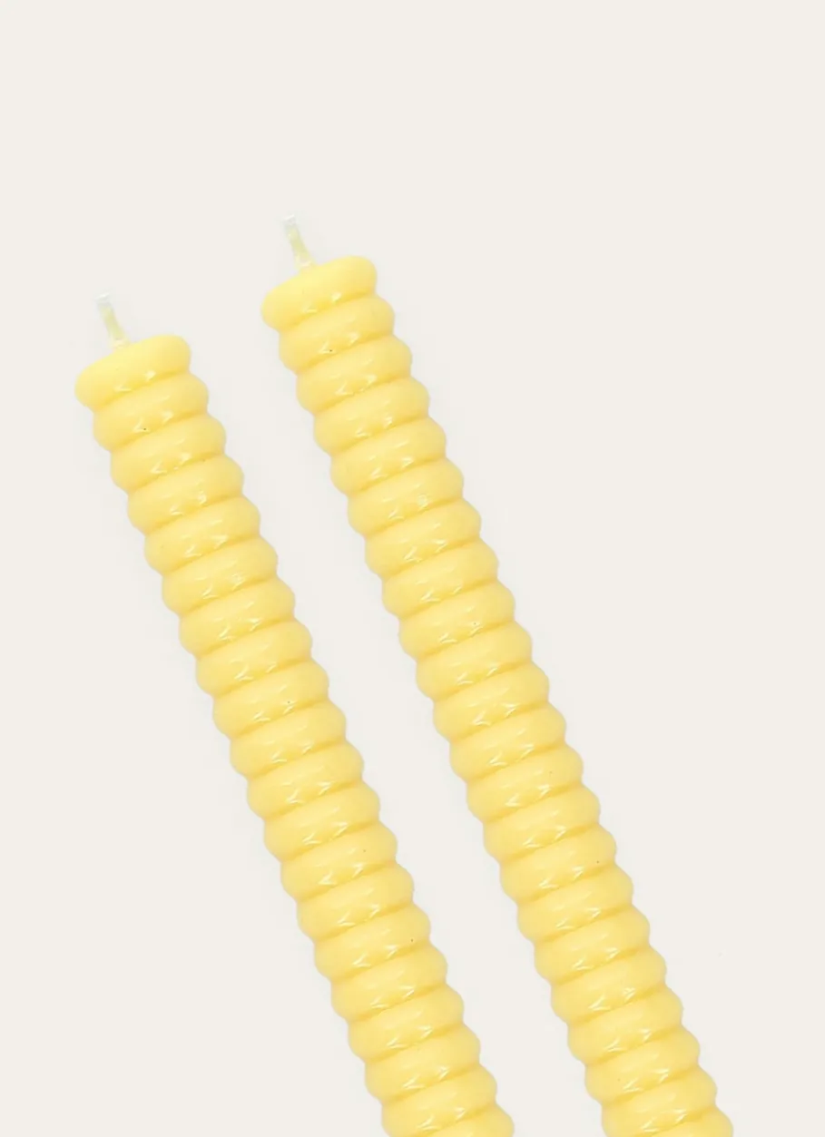 Bouchara Bougie^LOT DE 2 BOUGIES TORSADÉES