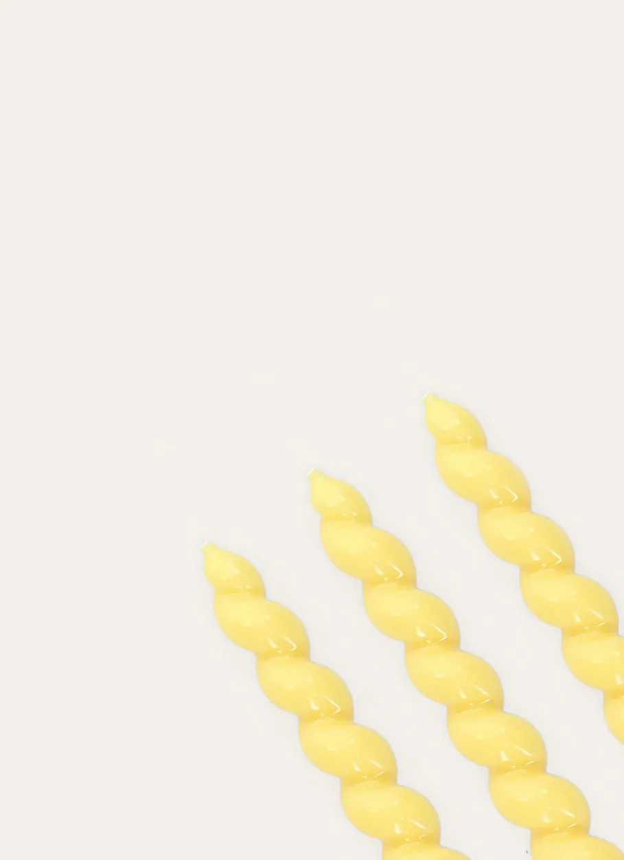 Bouchara Bougie^LOT DE 3 BOUGIES TORSADÉES