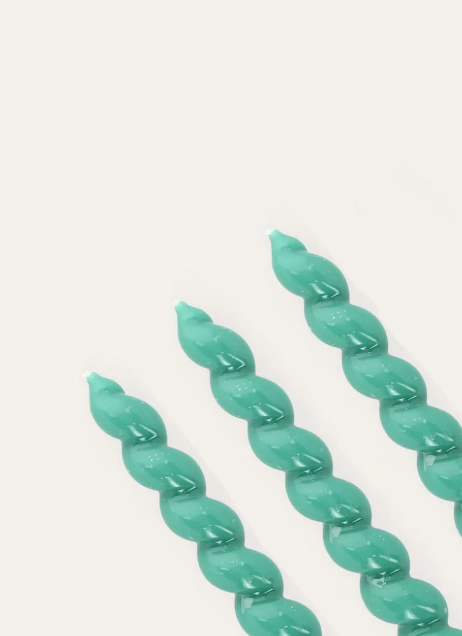 Bouchara Bougie^LOT DE 3 BOUGIES TORSADÉES