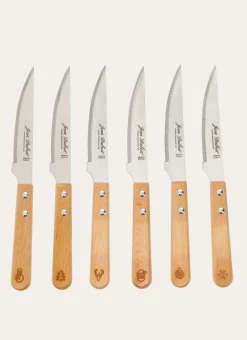 Bouchara Couverts^LOT DE 6 COUTEAUX GRILL - UN NOËL À LA FRANÇAISE