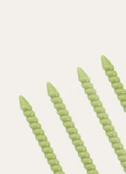 Bouchara Bougie^LOT DE 4 MINI BOUGIES TORSADÉES