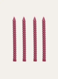 Bouchara Bougie^LOT DE 4 MINI BOUGIES TORSADÉES