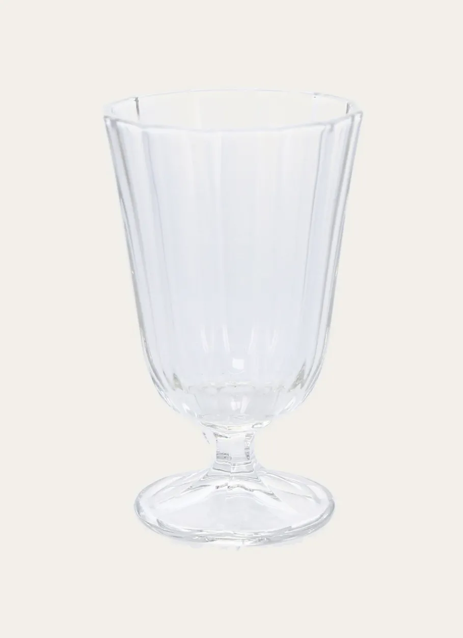 Bouchara Verre, Théière, Carafe^LOT DE 6 PETITS VERRES À VIN SUR PIED