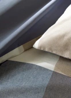 Bouchara Taie À Motifs^LOT DE 2 TAIES D'OREILLER EN COTON GRANDS CARREAUX