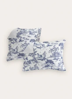 Bouchara Taie À Motifs|Chambre De Noël^LOT DE 2 TAIES D'OREILLER EN SATIN DE COTON MOTIF