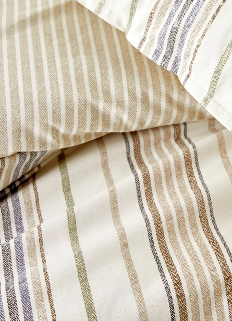 Bouchara Taie À Motifs^LOT DE 2 TAIES D’OREILLER IMPRIMÉ RAYURES CHEVRONS