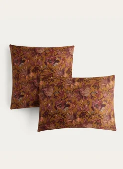 Bouchara Taie À Motifs^LOT DE 2 TAIES D'OREILLER SATIN DE COTON