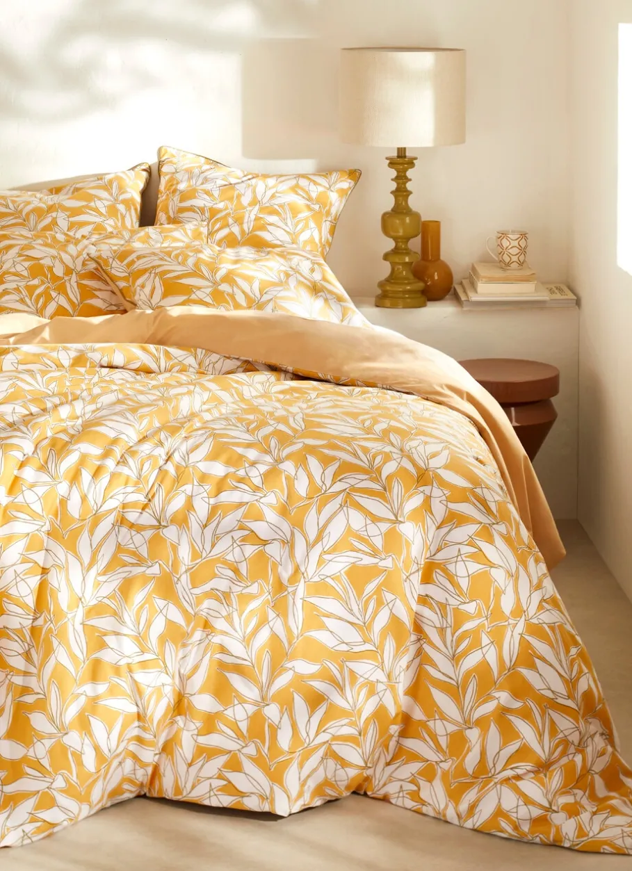 Bouchara Taie À Motifs^LOT DE 2 TAIES EN PERCALE IMPRIMÉES VÉGÉTAL