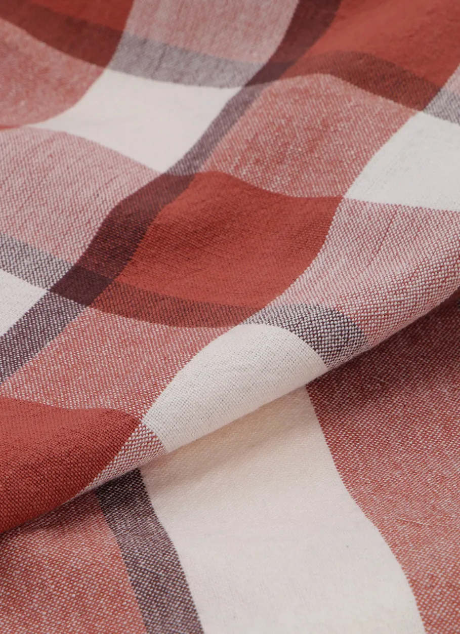 Bouchara Torchon, Essuie-Mains^LOT DE 2 TORCHONS CARREAUX & RAYURES