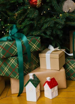 Bouchara Décoration De Noël^MAISON LUMINEUSE EN PORCELAINE