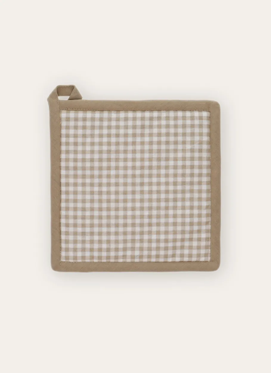 Bouchara Tablier, Manique, Gant^MANIQUE EN COTON VICHY