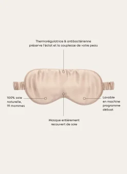 Bouchara Homewear, Accessoire|Taie Unie^MASQUE DE NUIT PURE SOIE DE MÛRIER