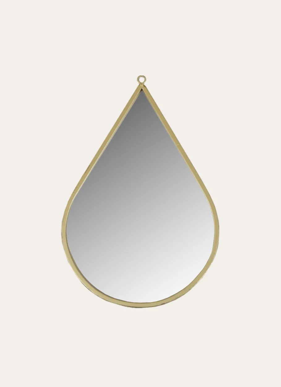 Bouchara Miroir^MIROIR MÉTAL FORME DE GOUTTE PETIT FORMAT