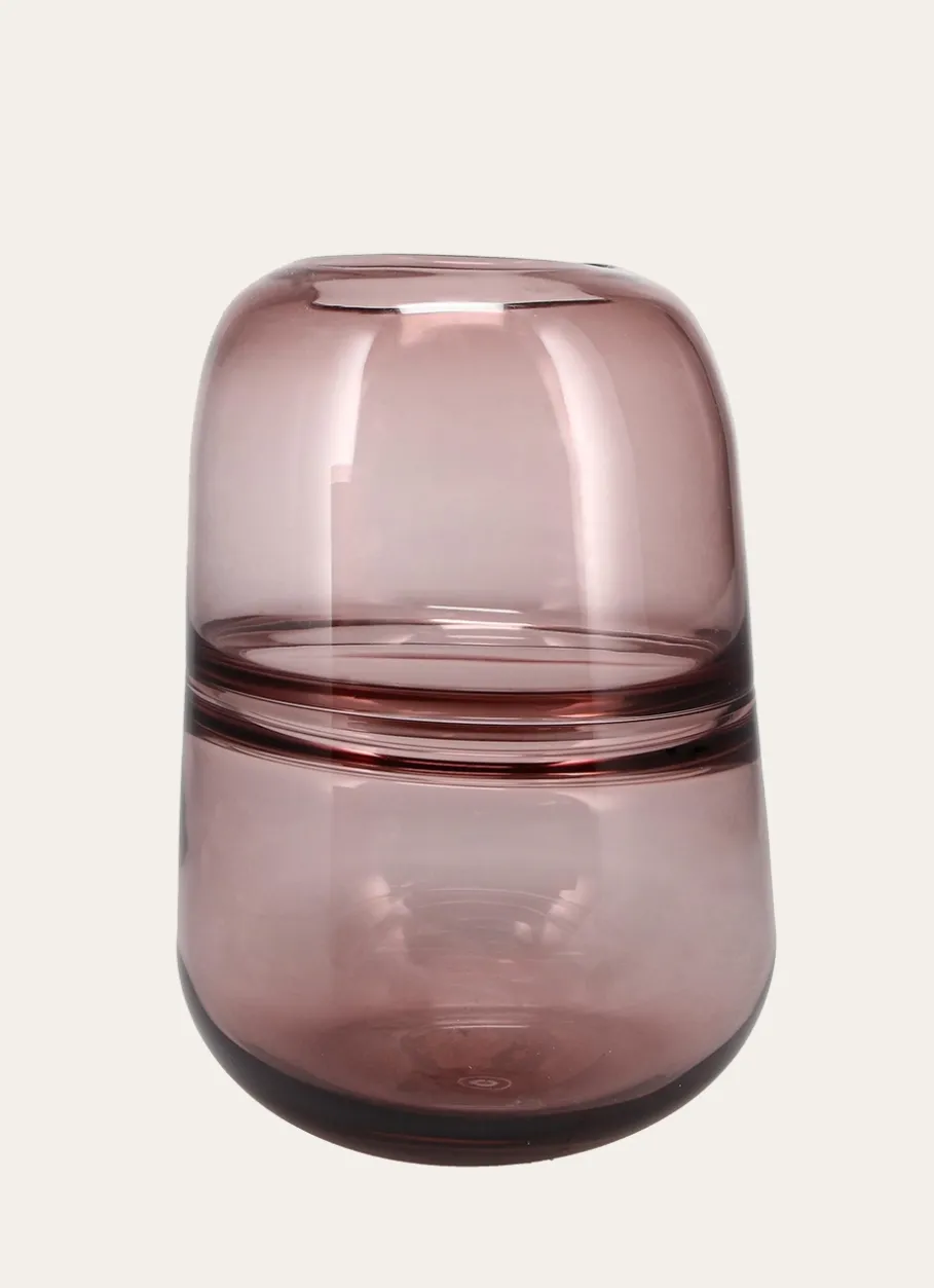 Bouchara Vase, Cache-Pot^MOYEN VASE EN VERRE RICOCHET