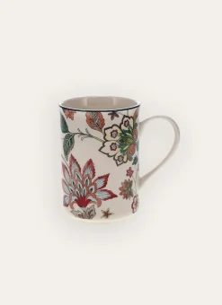Bouchara Tasse, Bol^MUG EN GRÈS FLEURI PERSE