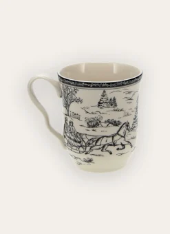 Bouchara Tasse, Bol|Table De Noël^MUG EN GRÈS MOTIF HIVERNAL SYLVAINE
