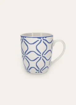 Bouchara Tasse, Bol^MUG EN PORCELAINE MOTIF ARABESQUE