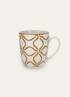 Bouchara Tasse, Bol^MUG EN PORCELAINE MOTIF ARABESQUE