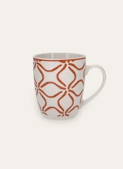 Bouchara Tasse, Bol^MUG EN PORCELAINE MOTIF ARABESQUE