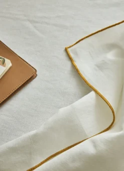 Bouchara Nappe^NAPPE COTON LIN FINITION BOURDON