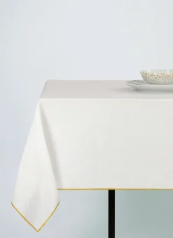 Bouchara Nappe^NAPPE COTON LIN FINITION BOURDON