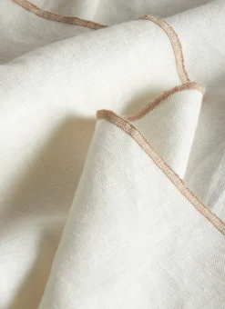 Bouchara Nappe^NAPPE COTON LIN FINITION BOURDON