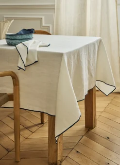 Bouchara Nappe^NAPPE COTON LIN FINITION BOURDON