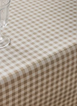 Bouchara Nappes Enduites & Anti-Taches|Nappe^NAPPE EN COTON ENDUITE IMPRIMÉ VICHY