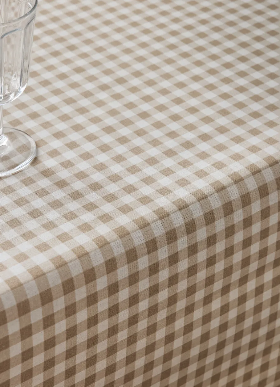 Bouchara Nappes Enduites & Anti-Taches|Nappe^NAPPE EN COTON ENDUITE IMPRIMÉ VICHY