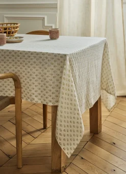 Bouchara Nappe^NAPPE EN COTON IMPRIMÉ MOTIF INDIEN