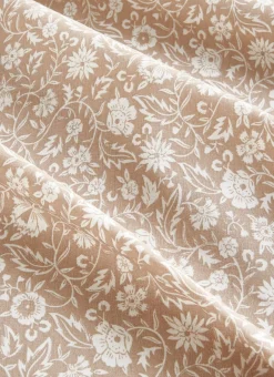 Bouchara Nappe^NAPPE FLEURIE EN COTON ENDUIT