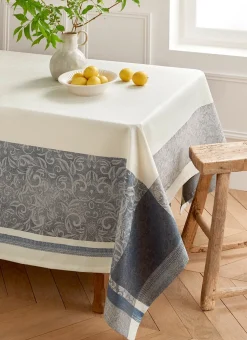 Bouchara Nappe^NAPPE JACQUARD EN COTON ENDUIT