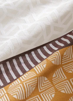 Bouchara Nappe^NAPPE JACQUARD EN COTON TISSÉ-TEINT