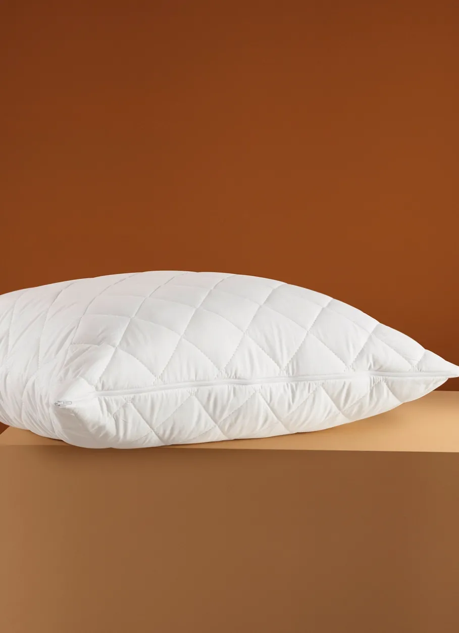 Bouchara Oreiller, Traversin^OREILLER CARRÉ DOUBLE CONFORT MOELLEUX / FERME