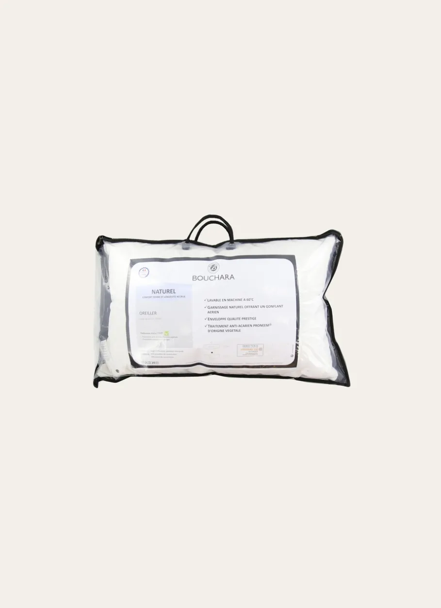 Bouchara Oreiller, Traversin^OREILLER RECTANGULAIRE NATUREL FERME ANTI-ACARIENS