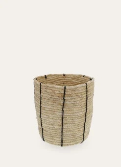 Bouchara Panier^PANIER EN FIBRES DE MAÏS AVEC LIGNES