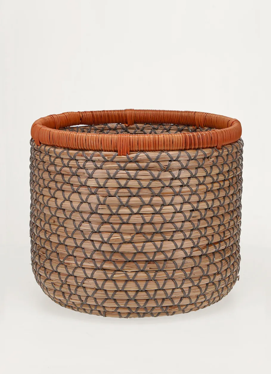 Bouchara Panier^PANIER RIGIDE EN FIBRES LES AVEC TREILLAGE