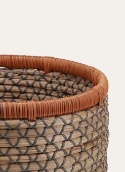 Bouchara Panier^PANIER RIGIDE EN FIBRES LES AVEC TREILLAGE