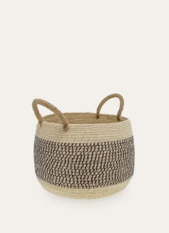 Bouchara Panier^PANIER ROND AVEC ANSES EN CORDE TAILLE S